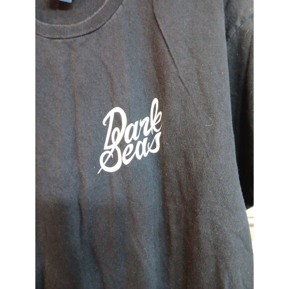 Dark Seas Men's T-Shirt Coffin - When I Cared -‎ Black Size L - Picture 4 of 5